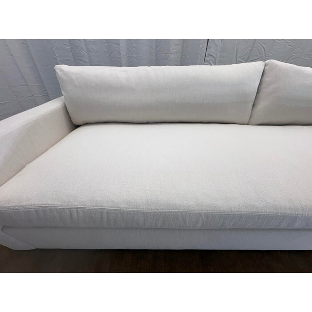 Rh Belgian Track Arm Bench-Cushion Sofa For Sale - Image 12 of 18