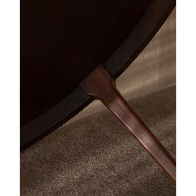 Mid-Century Round Model 283 Coffee Table in Rosewood by Johannes Andersen for CFC Silkeborg, 1960s For Sale - Image 12 of 18
