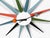 Orange Authentic George Nelson for Vitra Design Museum, Germany, Sunburst Wall Clock MCM For Sale - Image 8 of 11