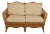 Braxton Culler Rattan and Wicker Loveseat For Sale