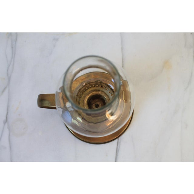 Brass Vintage Brass Candle Holder For Sale - Image 8 of 10