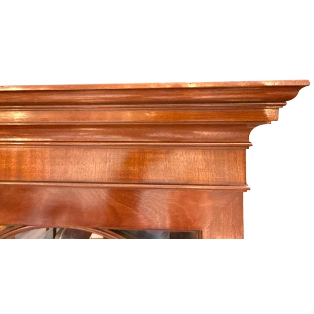 Small Georgian Mahogany Breakfront Bookcase, 1800s For Sale - Image 11 of 12