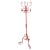 Metal Red Lacquered Iron Clothes Rack, Early 20th Century For Sale - Image 7 of 7