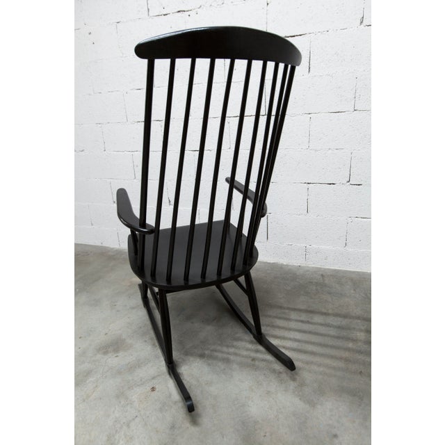 Rocking Chair attributed to Ilmari Tapiovaara, 1960s For Sale - Image 15 of 18