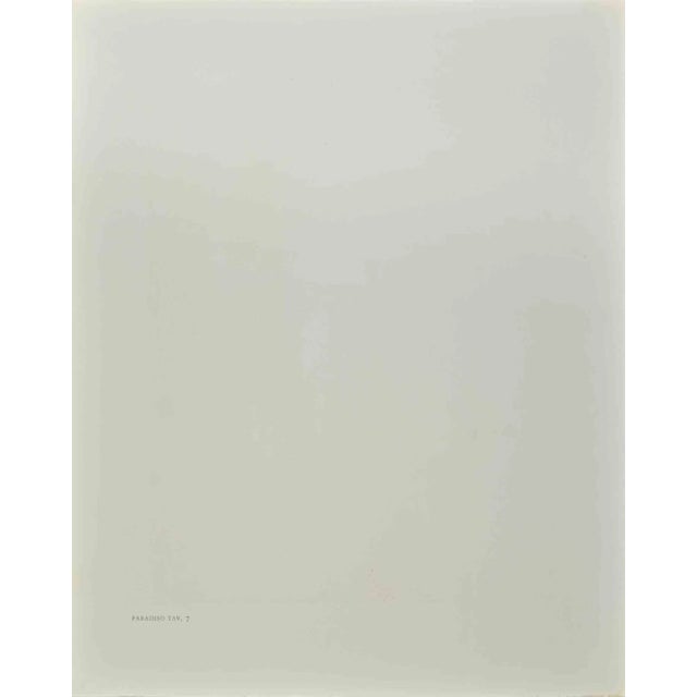 Dante Alighieri - from the Series "The Divine Comedy" is a woodcut print realized in 1963. Good conditions. Not signed, as...