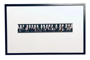 2009 Signed Panographic Photograph of a Ballet Troupe, Framed