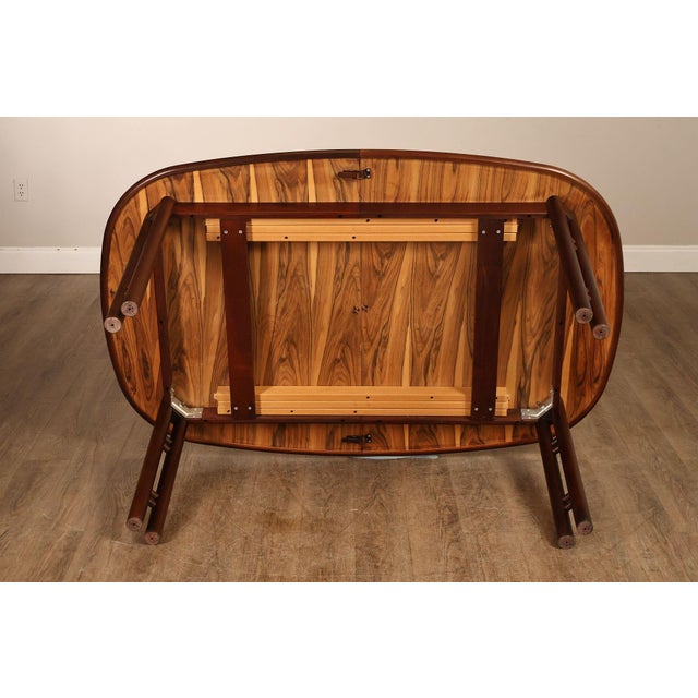 Danish Modern Rosewood Extension Dining Table With Two Leaves By Boltinge For Sale - Image 17 of 18