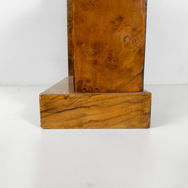 Italian Art Deco Wooden and Metal Table Clock, 1930s For Sale - Image 12 of 15