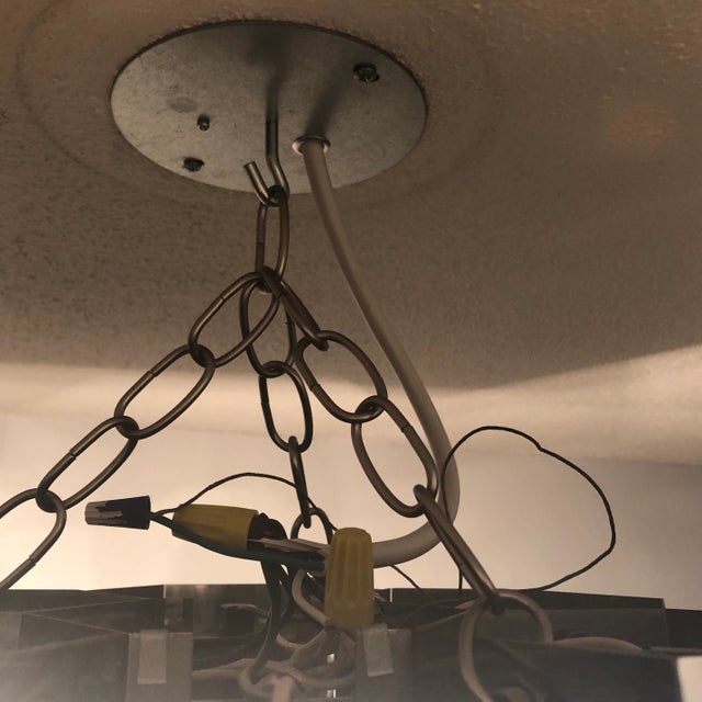 Contemporary Frederick Ramond 1970 Mirror Lights Flushmount or Hanging For Sale - Image 3 of 11