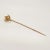 Victorian Vintage Late Victorian 10 Karat Gold & Seed Pearl Stick Pin For Sale - Image 3 of 9