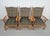 1960s Vintage Scandinavian Beech High Back Armchairs, 1960s, Set of 3 For Sale - Image 5 of 15