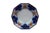 Victorian Antique Gaudy Welsh Ironstone Cobalt Blue Floral Creamer Pitcher & Bowl For Sale - Image 3 of 18