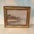 Coastal 1929 Antique Old Florida Daytona Coastal Landscape Painting on Board, Original Gilt Frame For Sale - Image 3 of 8