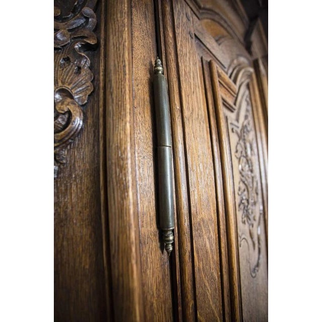 19th Century Castle Oak Cabinet For Sale - Image 15 of 16