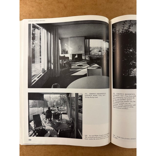 Black Walter Gropius: Work and Teamwork Bauhaus Architect, Giedion Mid-Century Modern Classic For Sale - Image 8 of 12