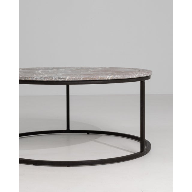 Gray Marble-Top Coffee Table, Antique, France, Circa 1880 For Sale - Image 8 of 11