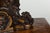 Brown Black Forest Swiss 1900s Carved Wooden Fragment with Bear Motif and Gilt Accents For Sale - Image 8 of 12