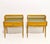 Mid-Century Modern Italian Maple and Glass Bedside Tables, 1950s, Set of 2 For Sale - Image 3 of 17