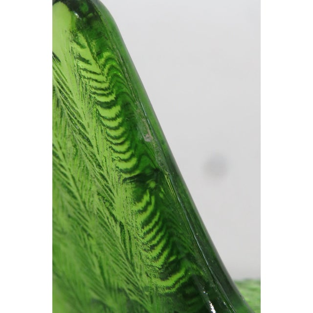 Green Indiana Glass Mid Century Green Hen on Nest Dish Cover Lid Only No Bottom 4936b For Sale - Image 8 of 14