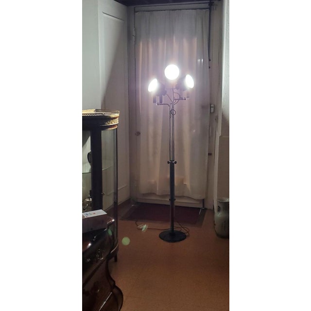 Floor lamp design: Pio Luigi Brusasco and Giovanni Torretta for Luci Milano in excellent condition, all original It can be...