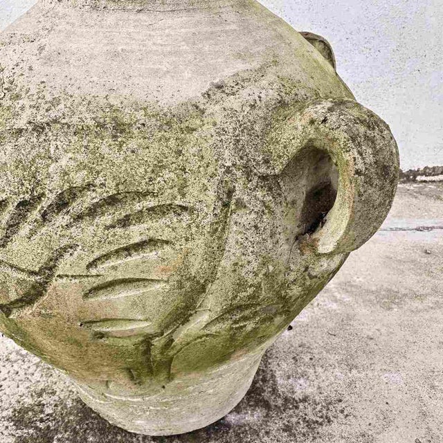 Hand-Decorated Plant Pot with Details For Sale - Image 6 of 7