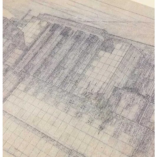 Limited Edition Frank Lloyd Wright Lithograph. Project: Dr. John D. Storer House, Hollywood, California. Size : 52.4 x...