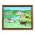 A Country Folk Art Rural Farm Scene Signed Kay Benham 06 Oil on Canvas For Sale
