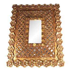 Antique True Wooden Spanish Mirror Moroccan Style