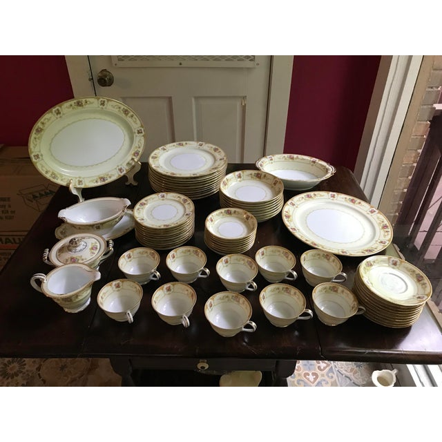 Vintage Noritake Allure China Dinnerware, Set for 10 , Total 62 Pieces For Sale - Image 13 of 13