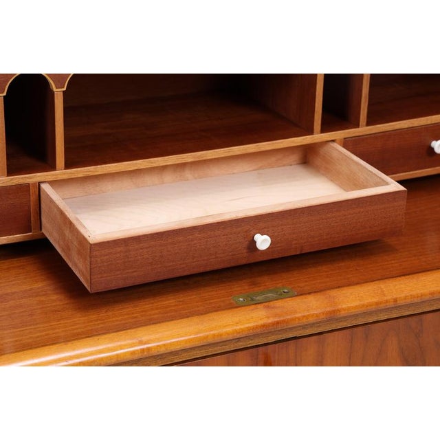 Mid-Century Secretary Writing Desk For Sale - Image 11 of 18