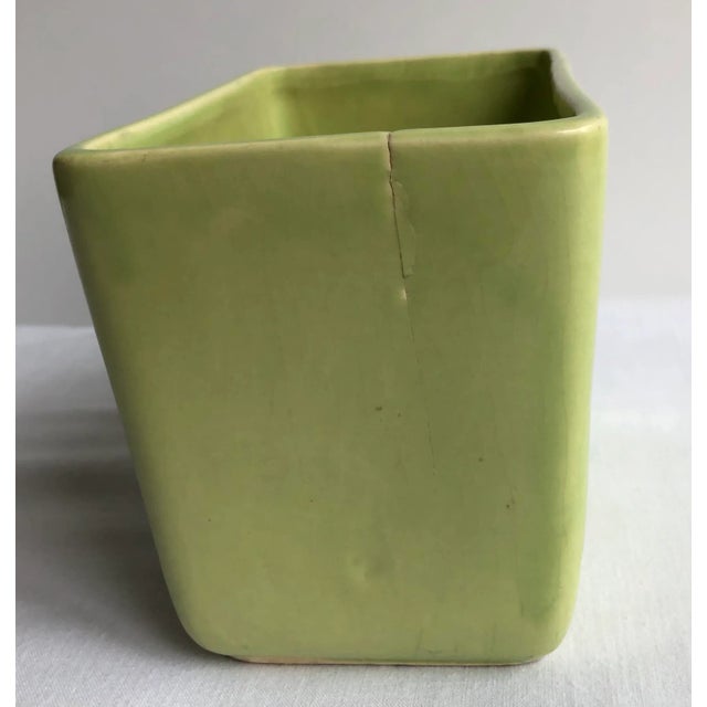 Mid 20th Century Green Pottery Collection - Set of 4 For Sale - Image 11 of 13