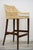 Wood and Rattan Bar Stools, Set of 4 For Sale - Image 4 of 7
