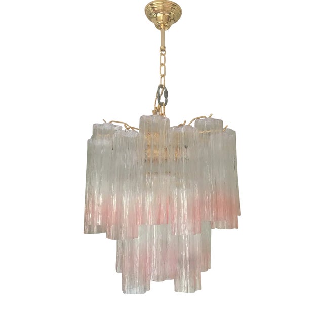 Murano Style Glass Tronchi Chandelier from Simoeng For Sale