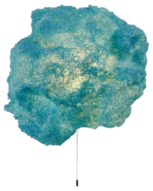 Blue Storm Wall Light in Copper by Johannes Hemann