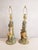 Green Mid 20th Century Deer Ceramic Lamps With Majolica Style Glaze - a Pair For Sale - Image 8 of 17