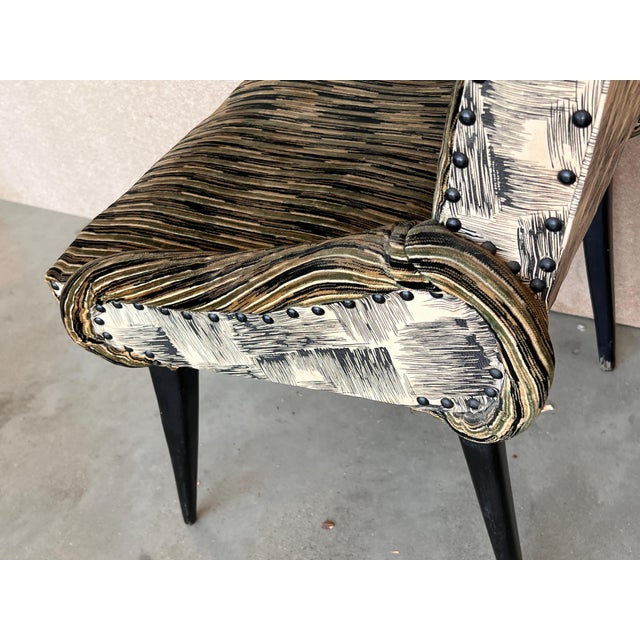 Mid 20th Century Italian Mid-Century Modern Set of 4 Chair in the Gio Point Style For Sale - Image 5 of 18