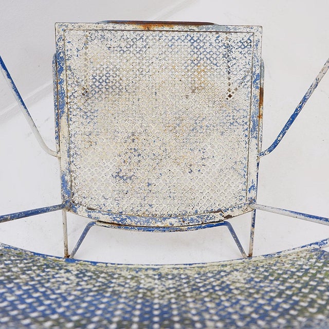 Vintage Perforated Metal Armchair by Mathieu Matégot, 1950s For Sale - Image 14 of 16
