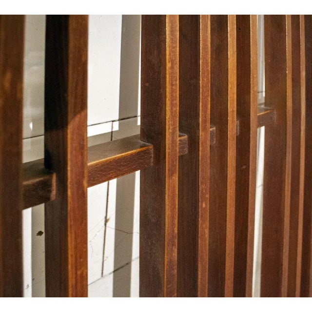 1950s Italian Walnut Rack, 1950s For Sale - Image 5 of 8