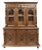 Gorgeous Antique, Sideboard, French, Monumental, Carved Oak Hunt , Glazed Doors, 1800's!! This is a French antique...