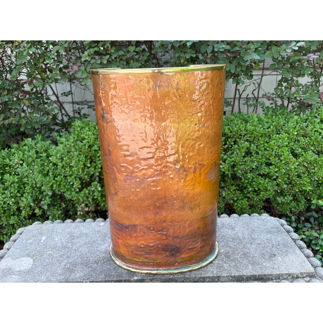 1960s Italian Modern Mixed Metals Umbrella Stand For Sale - Image 13 of 13