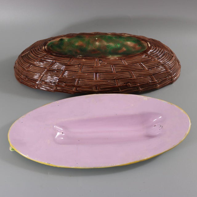 Ceramic George Jones Majolica Salmon Tureen For Sale - Image 7 of 12