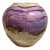 Bruce Fairman 1992 Studio Pottery Pink/Purple Drip Glaze Design Vase Pot Signed For Sale
