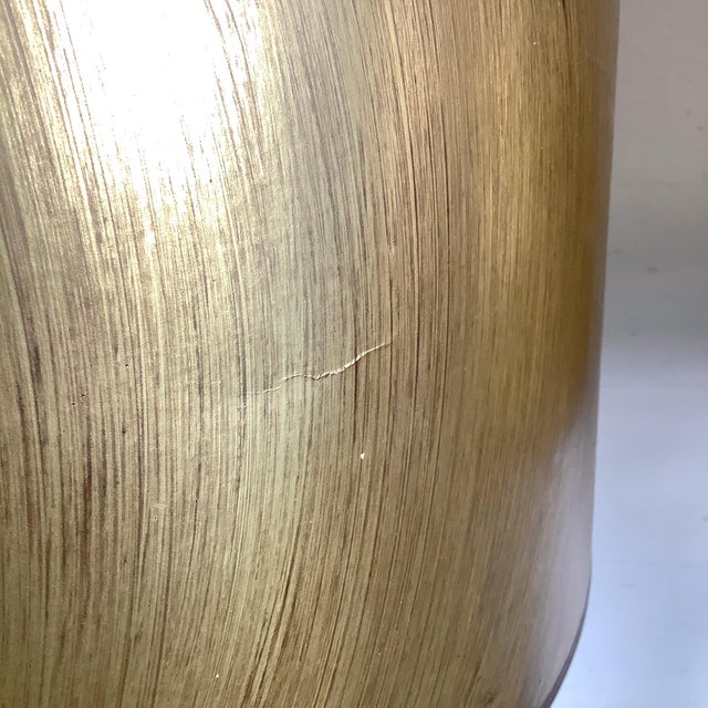 Mid 20th Century Pair of Neoclassical Brass Column Table Lamps in the Charles X Style With Candelabra Arms For Sale - Image 11 of 12