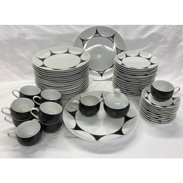 Ben Seibel for Mikasa Mid Century Modern Thistle Pattern China Dinnerware - 56 Pieces For Sale In Rochester - Image 6 of 6
