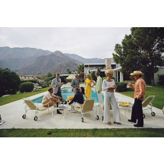 "Poolside Social" Getty Images Slim Aarons C-Print 30x40 For Sale