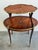 Vintage French Louis XV Style Marquetry Two-Tier Étagère Side Table For Sale - Image 4 of 10