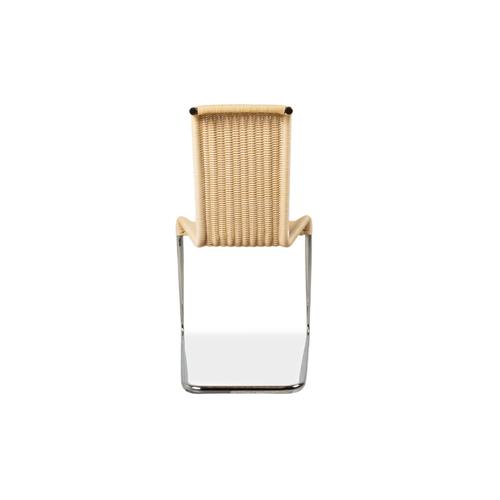 Plastic B20 Chairs in Wicker and Chrome from Tecta, Set of 4 For Sale - Image 7 of 9