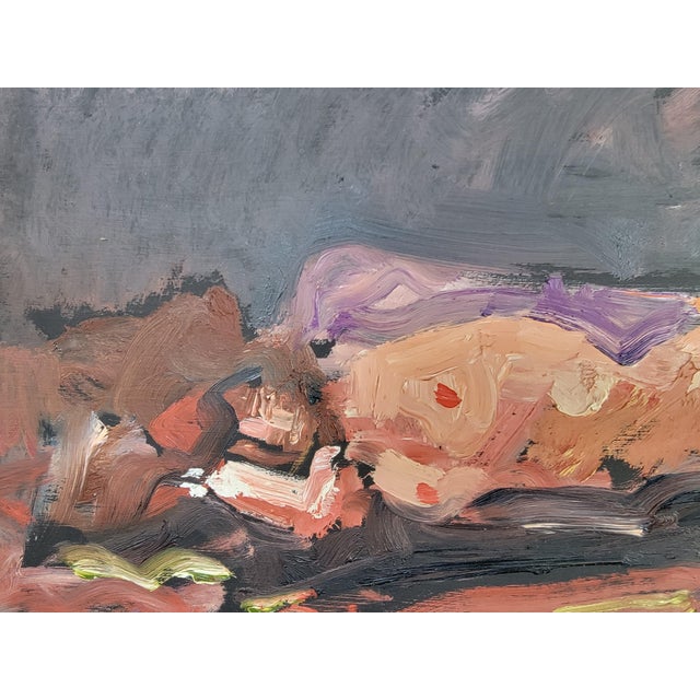 Abstract Nude Abstract Expressionist Painting by Lundy Siegriest For Sale - Image 3 of 12