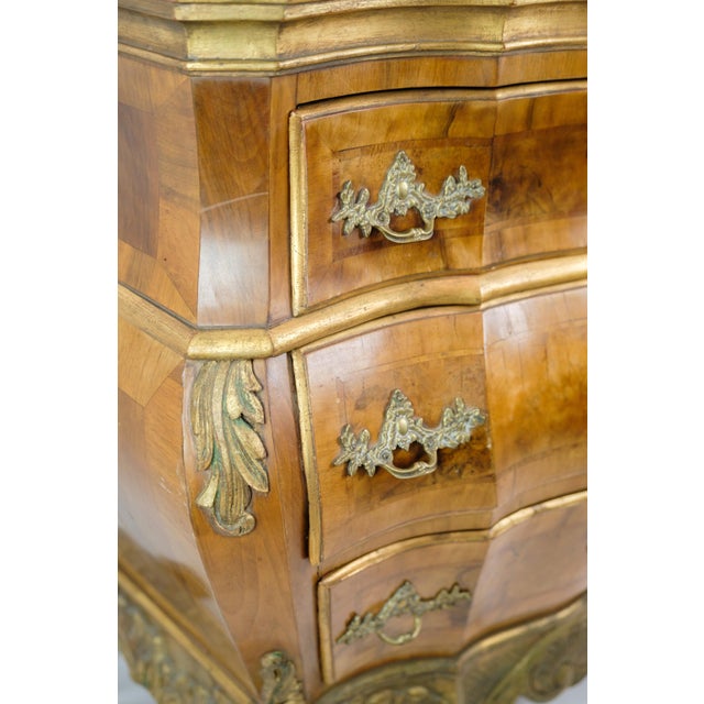 Danish Rococo Chest of Drawers in Walnut, 1880s For Sale - Image 6 of 14