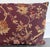 Late 20th Century Vintage Jacquard Brocade Pillow Pair in Eggplant and Burnt Orange For Sale - Image 5 of 8